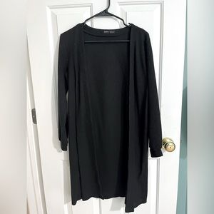Black Full-Body Cardigan from Shein